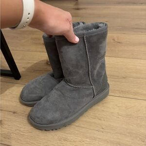 UGG Charcoal Classic Short Boots
